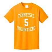 Tennessee YOUTH Zakai Zeigler #5 Shirsey Tee